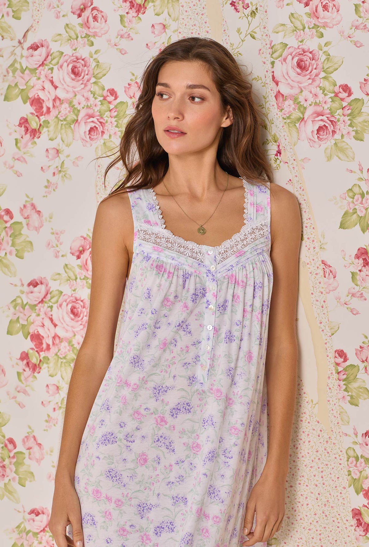 Mademoiselle &quot;Eileen&quot; Cotton Modal Nightgown