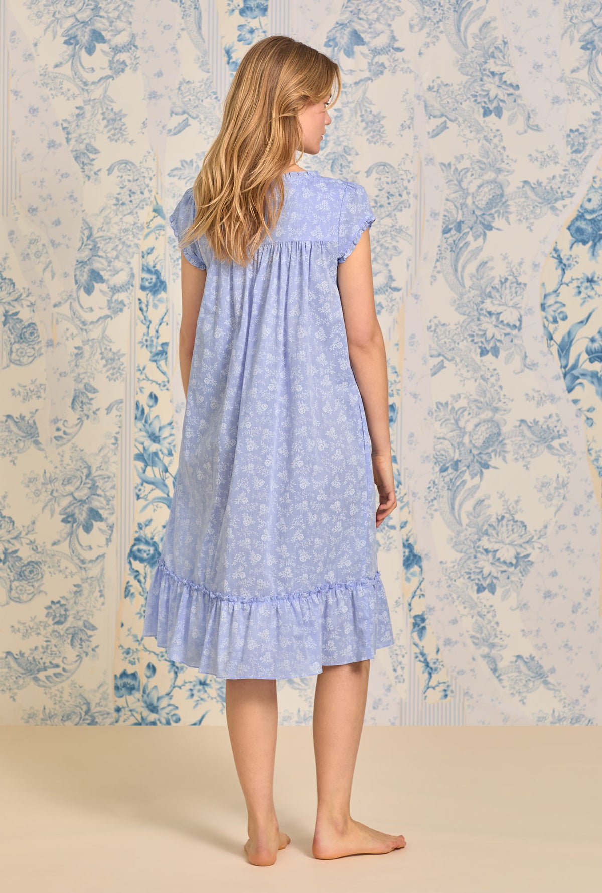 Chambray Dream Waltz Cotton Nightgown