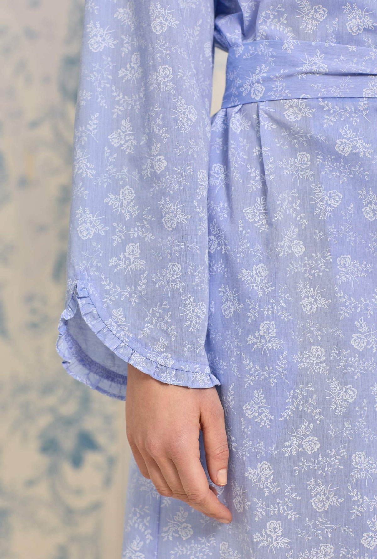 Chambray Dream Ballet Wrap Robe