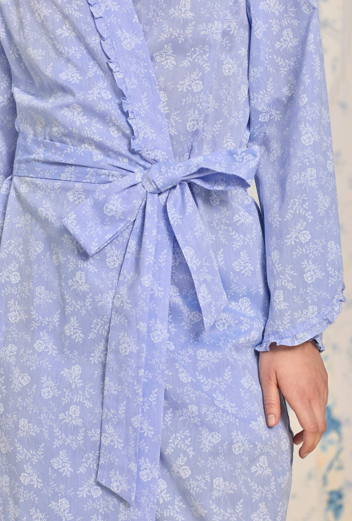 Chambray Dream Ballet Wrap Robe