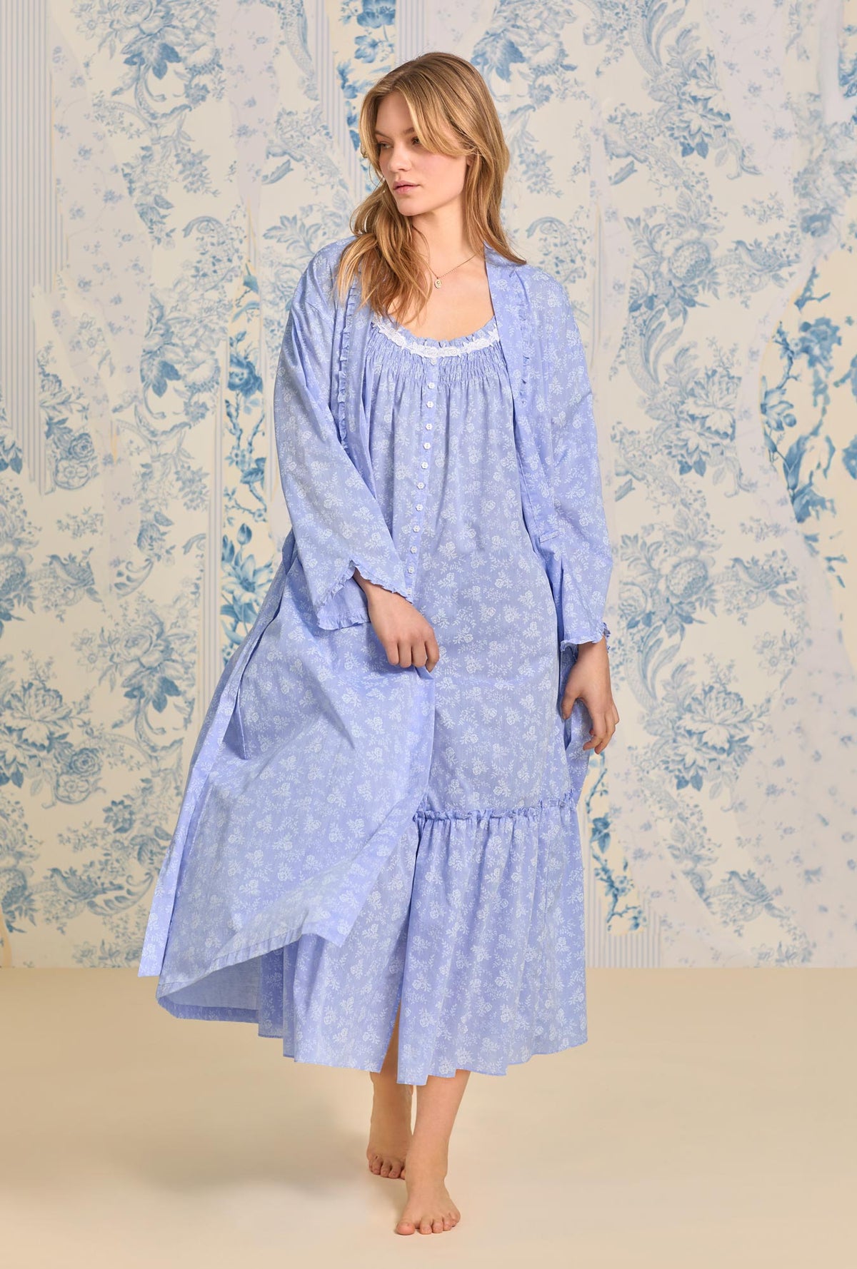 Chambray Dream &quot;Eileen&quot; Cotton Nightgown