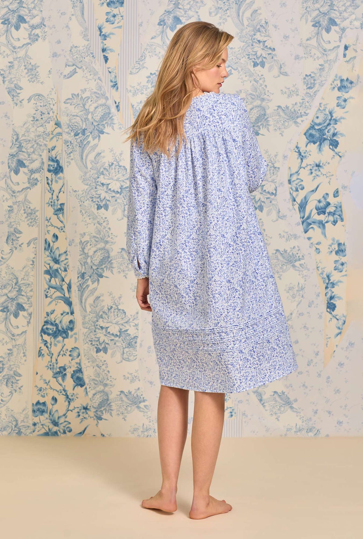 Heritage Cotton Flannel Forget Me Not Waltz Nightgown